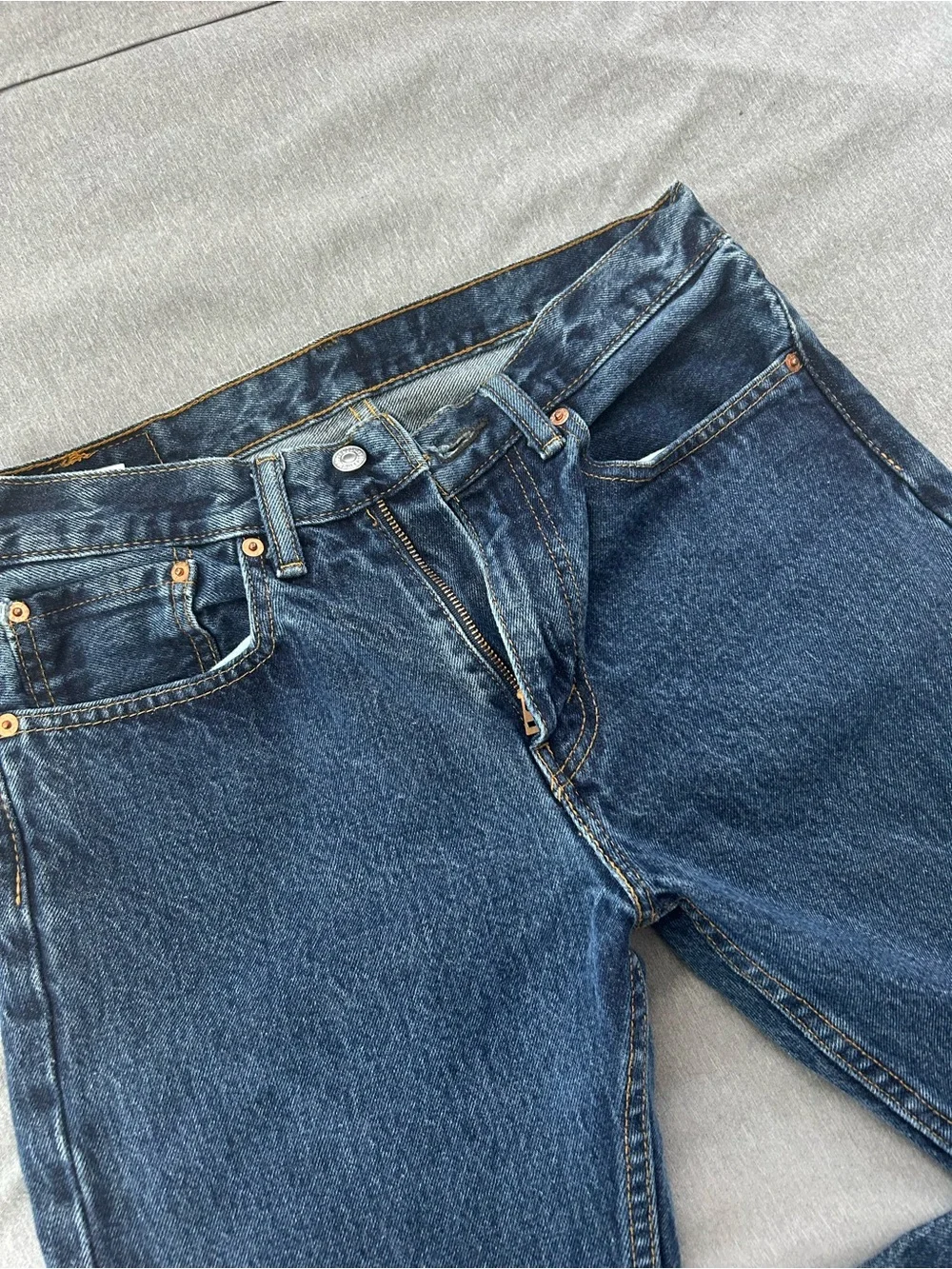 505 Regular Levi's Dark Blue Mens Jeans